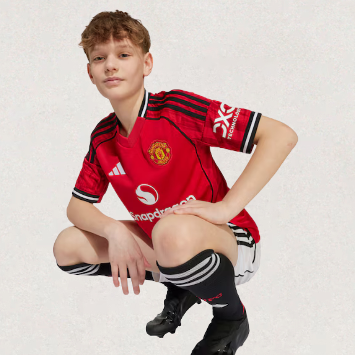 Manchester United 25/26 Kids Home Jersey