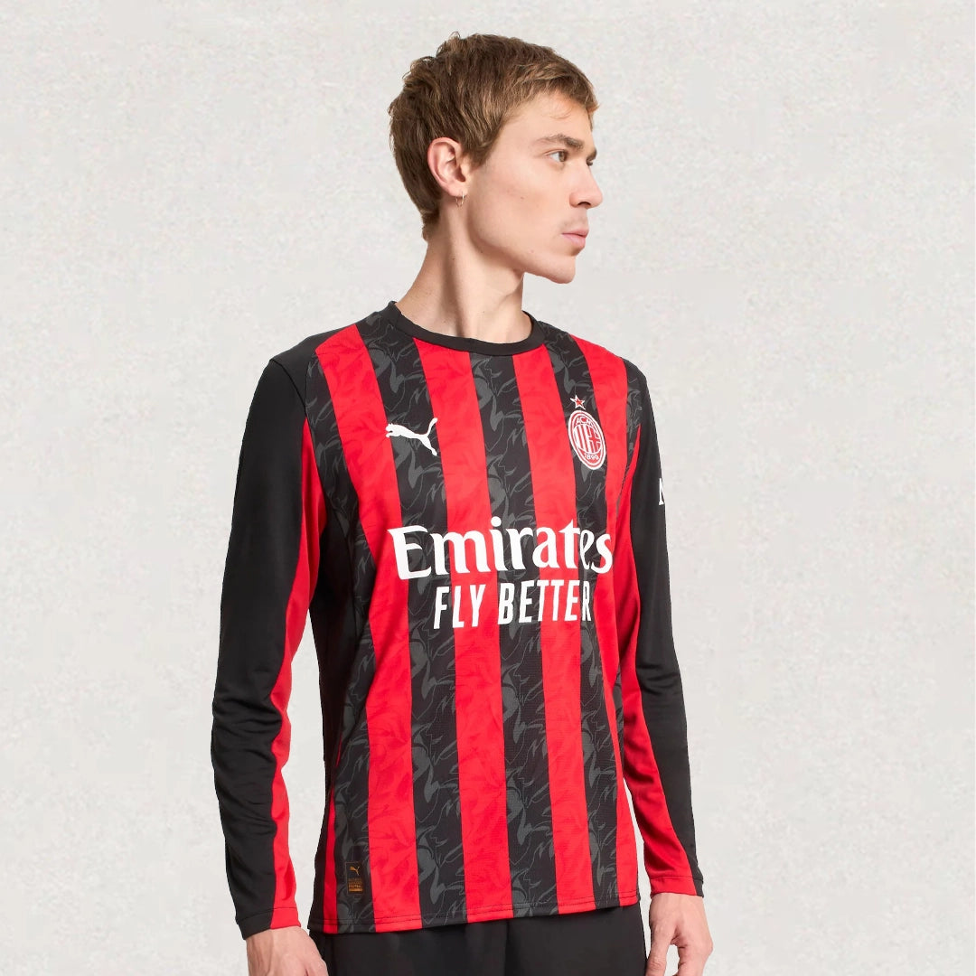 AC Milan 25/26 Home Long Sleeve Jersey – goal90.shop