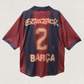CJ X NIKE X FC BARCELONA RETRO 2000/01 HOME SKELETON JERSEY