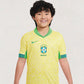 Brazil 2024 Home Jersey Kids