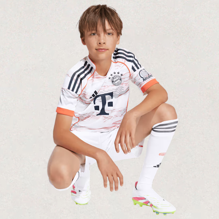 FC Bayern 25/26 Kids Away Jersey