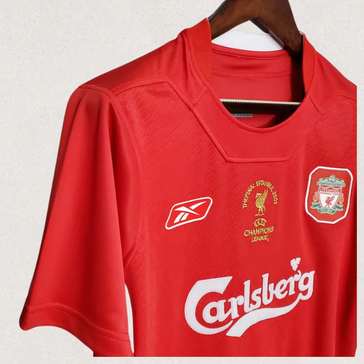 Liverpool UCL vintage retro jersey 2005 final