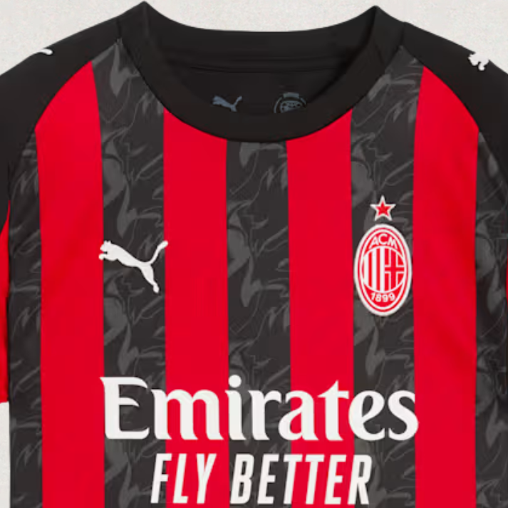 AC Milan 25/26 Kids Home Jersey