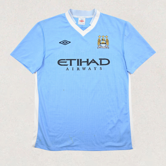 Manchester City Umbro 2011/12 Football Jersey | Kun Aguero #16