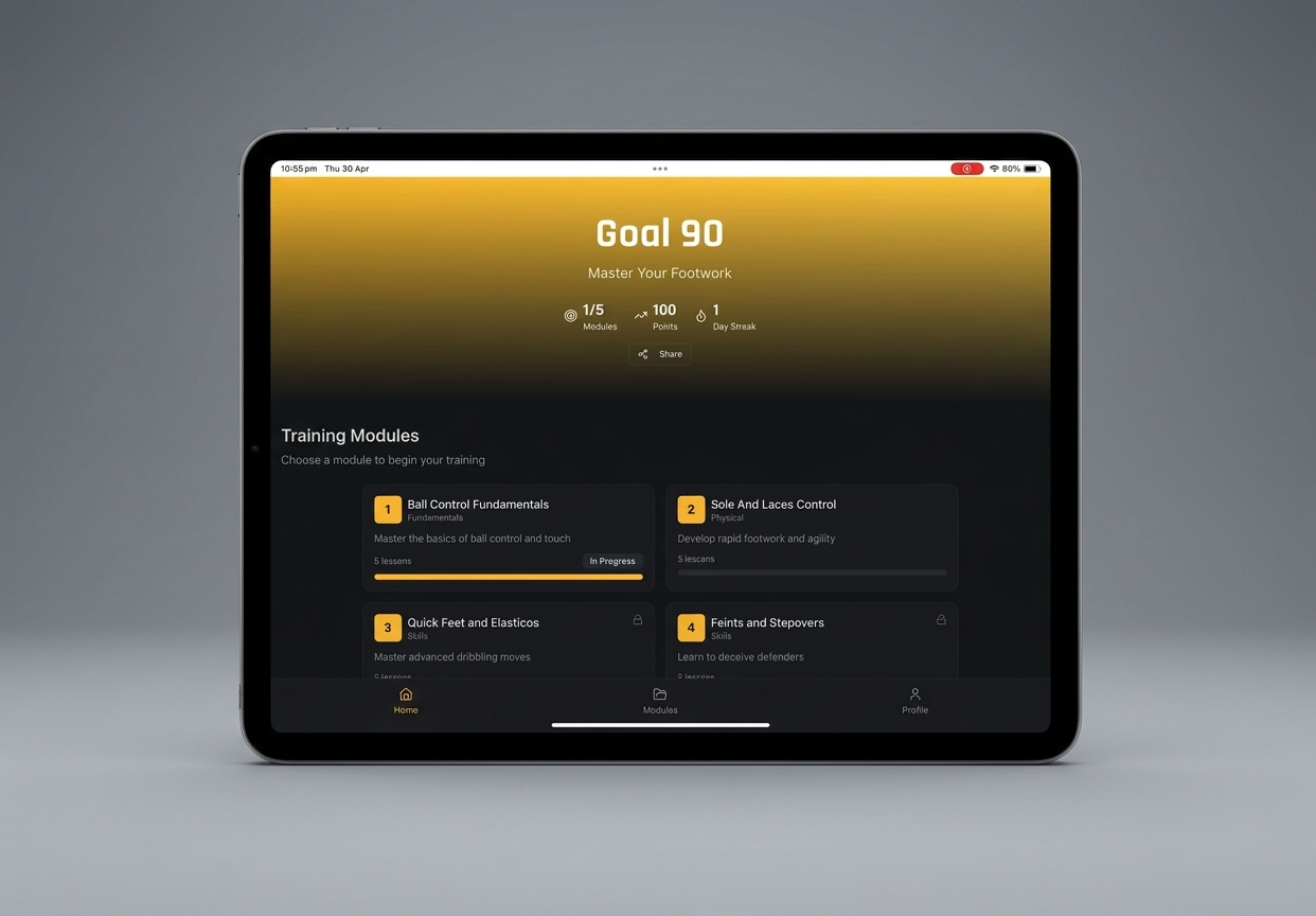 Goal 90 Footwork Mastery Mat