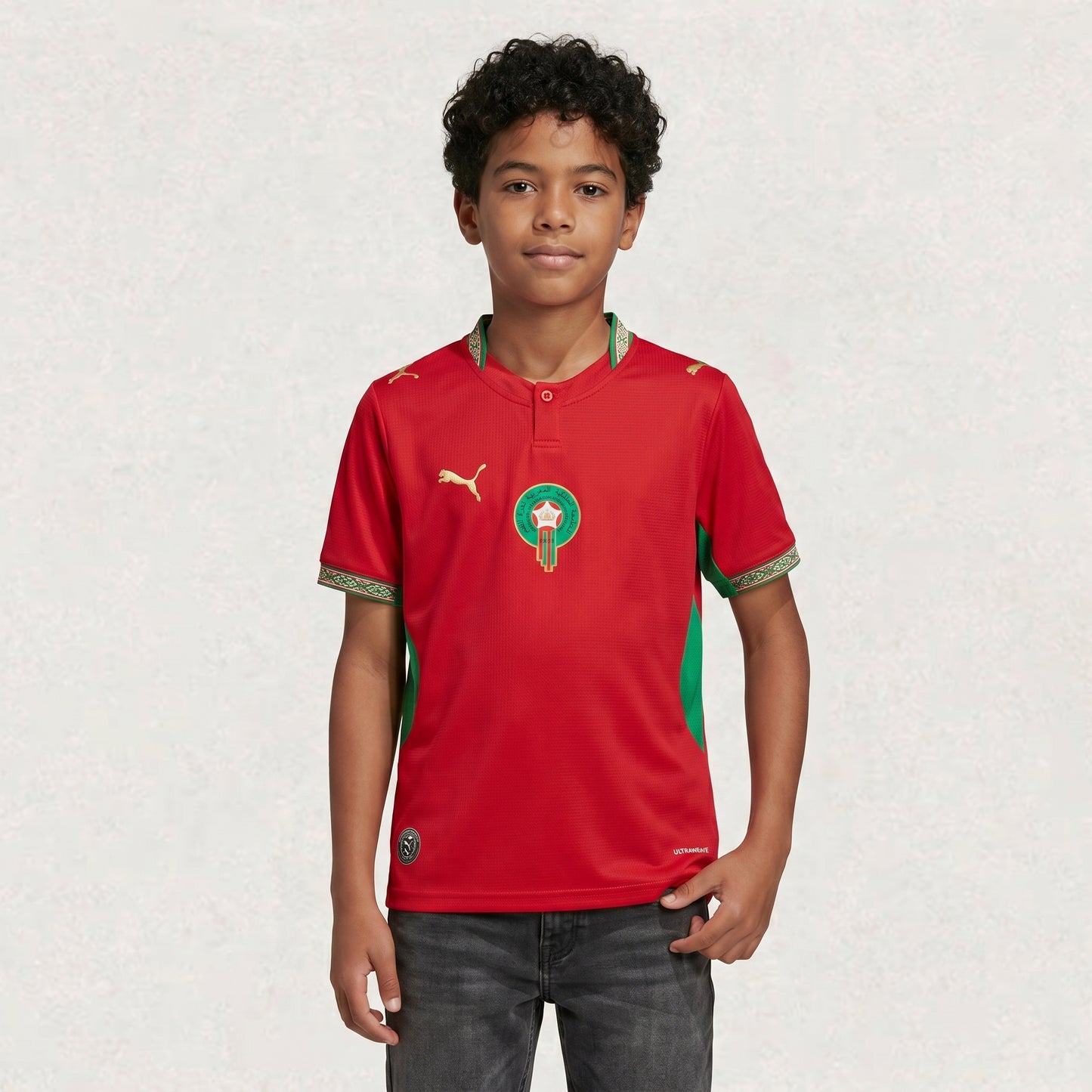 Morocco 2026 Home Jerseys Kids