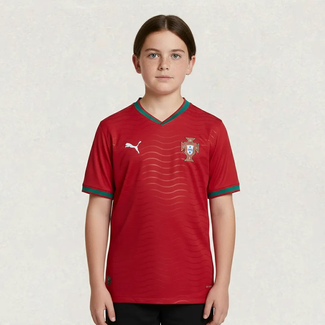 Portugal 2026 Kids Home Jersey