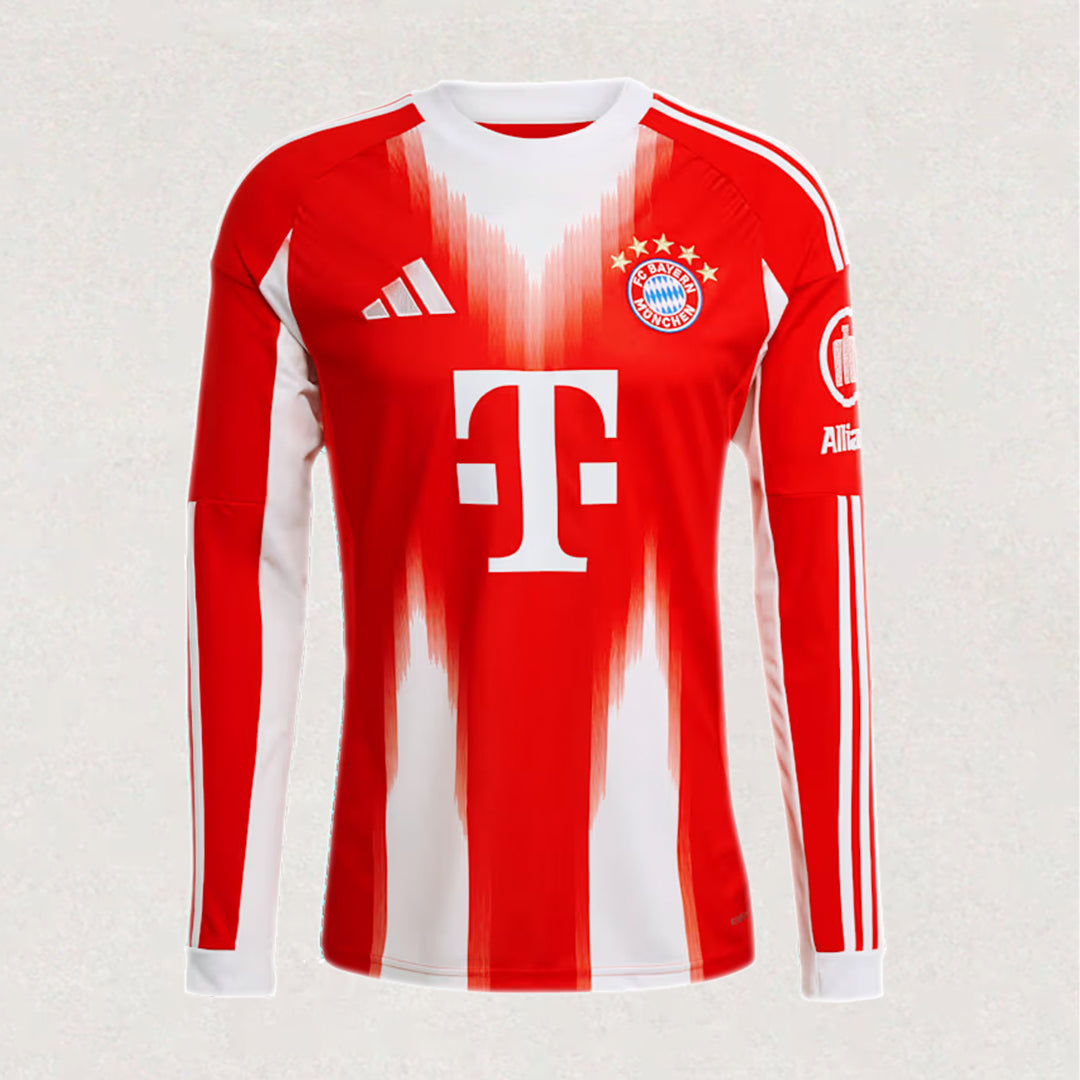 Bayern Munich 25/26 Home Long Sleeve Jersey