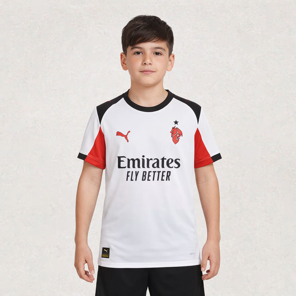 AC Milan 2025/26 Kids Away Jersey