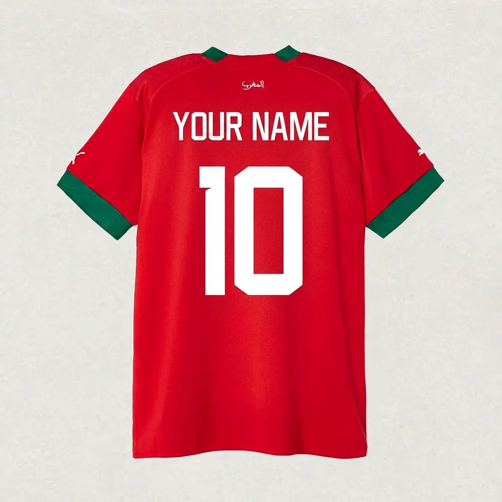 Morocco 2026 Kids Home Jersey
