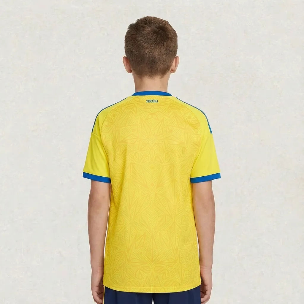 Ukraine 2026 Kids Home Jersey