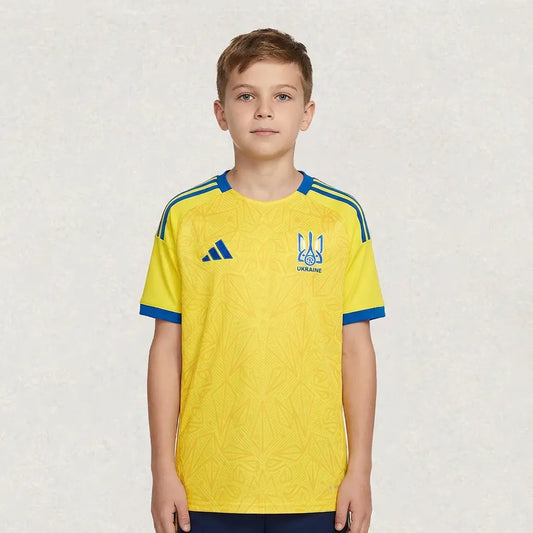 Ukraine 2026 Kids Home Jersey
