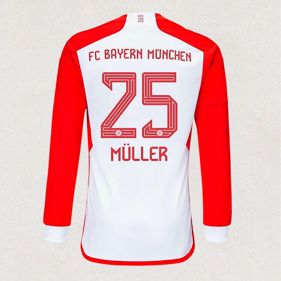 Bayern Home 23/24 Long Sleeve Jersey - Goal Ninety