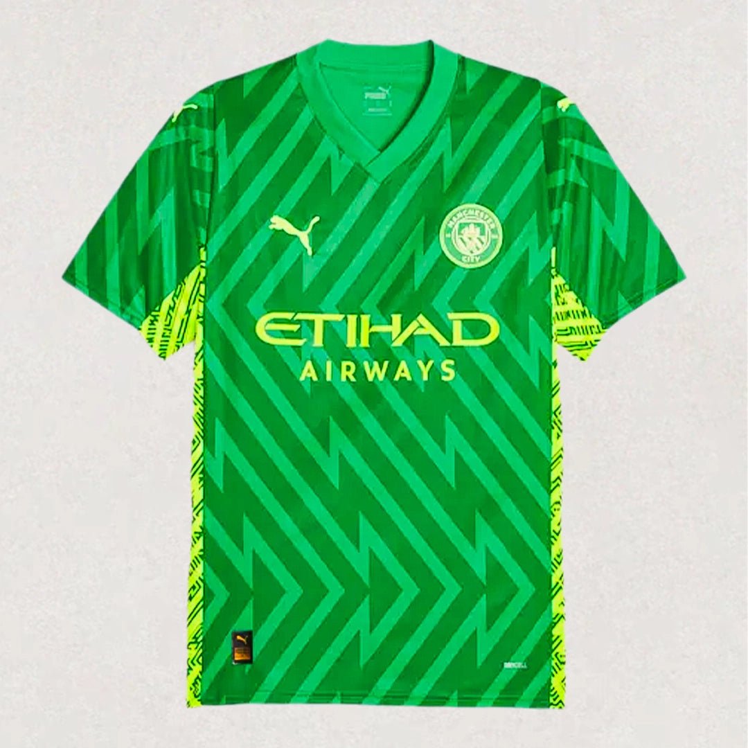Manchester City Green and Yellow Goalkeeper 23/24 Jersey - Goal Ninety